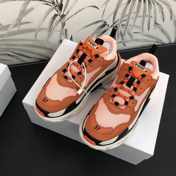 Balenciaga Womens Shoes Sneakers Luxury Brand Triple S Sneaker with Original Box
