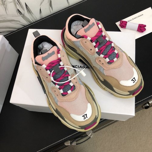 Balenciaga Womens Shoes Sneakers Luxury Brand Triple S Sneaker with Original Box