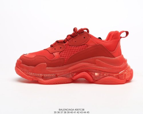 Balenciaga Womens Shoes Sneakers Luxury Brand Triple S Sneaker with Original Box 4007C38