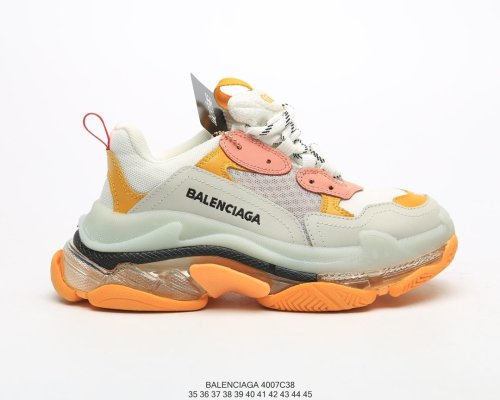 Balenciaga Womens Shoes Sneakers Luxury Brand Triple S Sneaker with Original Box 4007C38