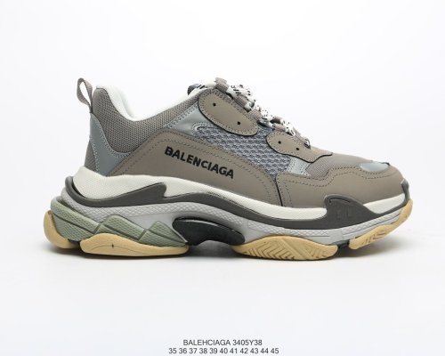 Balenciaga Womens Shoes Sneakers Luxury Brand Triple S Sneaker with Original Box 3405Y38