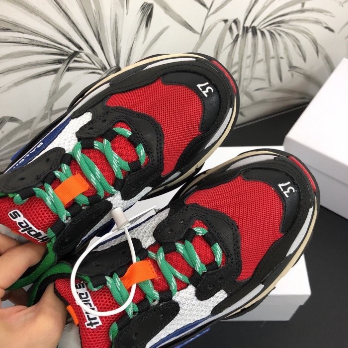 Balenciaga Womens Shoes Sneakers Luxury Brand Triple S Sneaker with Original Box