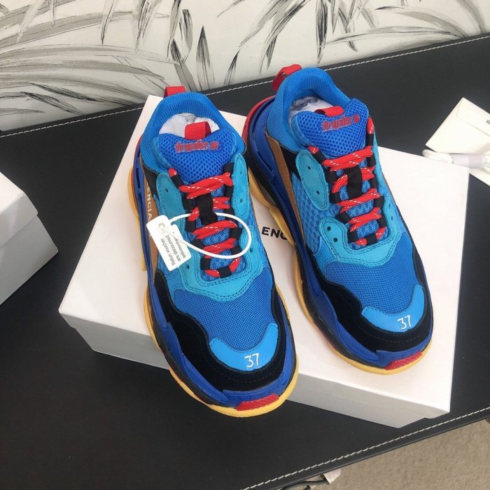 Balenciaga Womens Shoes Sneakers Luxury Brand Triple S Sneaker with Original Box