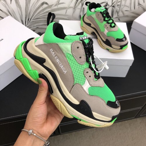 Balenciaga Womens Shoes Sneakers Luxury Brand Triple S Sneaker with Original Box