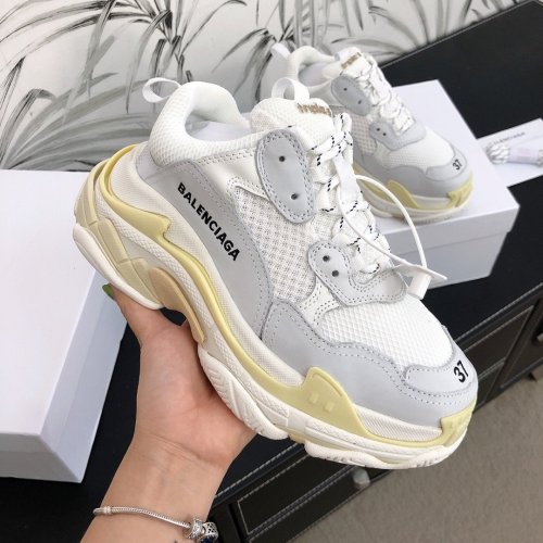 Balenciaga Womens Shoes Sneakers Luxury Brand Triple S Sneaker with Original Box