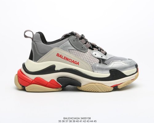 Balenciaga Womens Shoes Sneakers Luxury Brand Triple S Sneaker with Original Box 3405Y38