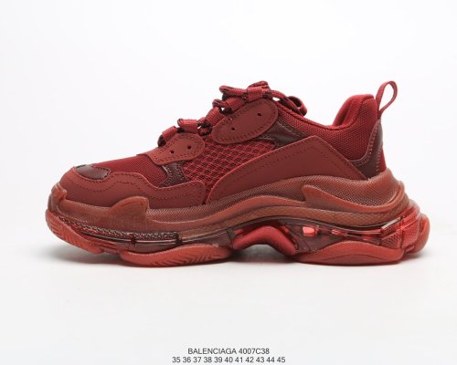 Balenciaga Womens Shoes Sneakers Luxury Brand Triple S Sneaker with Original Box 4007C38