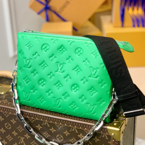 Louis Vuitton Womens Bags Shoulder Messenger Bags Luxury Brand COUSSIN PM with Original Box M57936