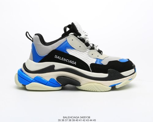 Balenciaga Womens Shoes Sneakers Luxury Brand Triple S Sneaker with Original Box 3405Y38