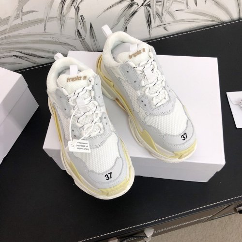 Balenciaga Womens Shoes Sneakers Luxury Brand Triple S Sneaker with Original Box