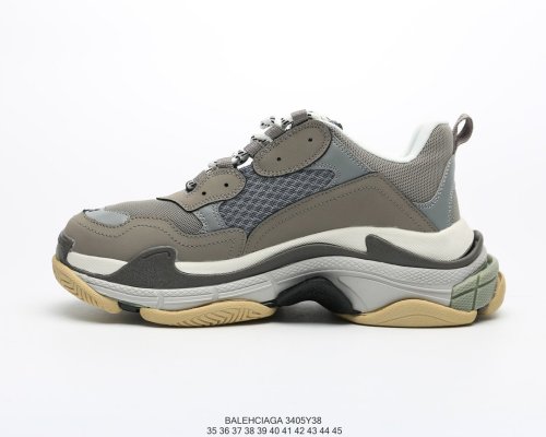 Balenciaga Womens Shoes Sneakers Luxury Brand Triple S Sneaker with Original Box 3405Y38