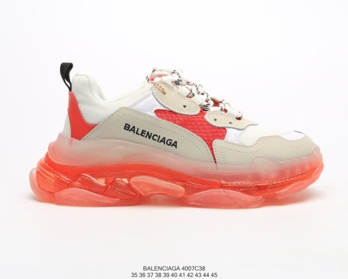 Balenciaga Womens Shoes Sneakers Luxury Brand Triple S Sneaker with Original Box 4007C38