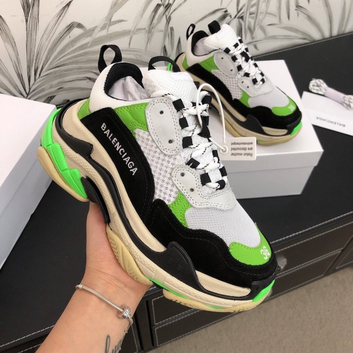 Balenciaga Womens Shoes Sneakers Luxury Brand Triple S Sneaker with Original Box