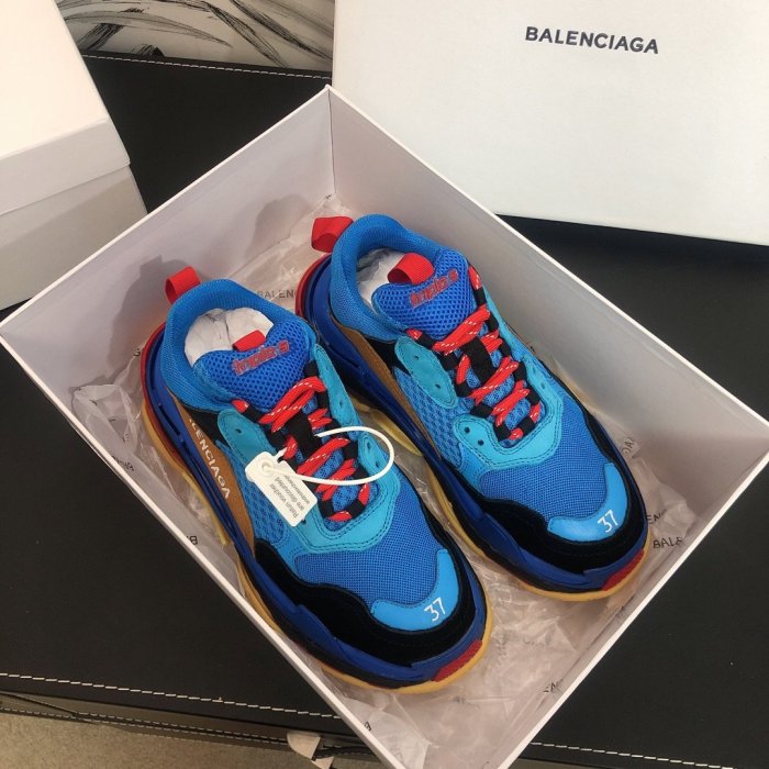 Balenciaga Womens Shoes Sneakers Luxury Brand Triple S Sneaker with Original Box