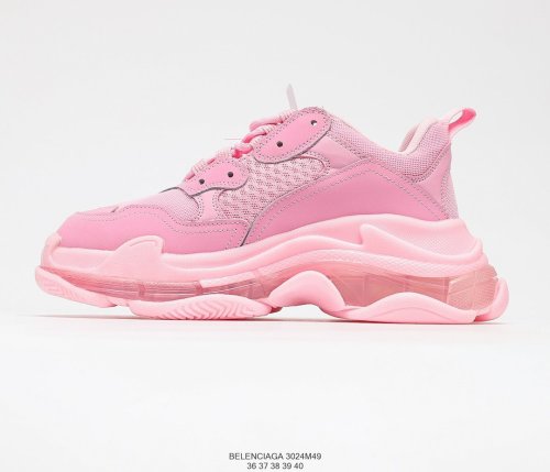 Balenciaga Womens Shoes Sneakers Luxury Brand Triple S Sneaker with Original Box 3024M49