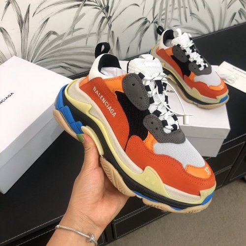 Balenciaga Womens Shoes Sneakers Luxury Brand Triple S Sneaker with Original Box
