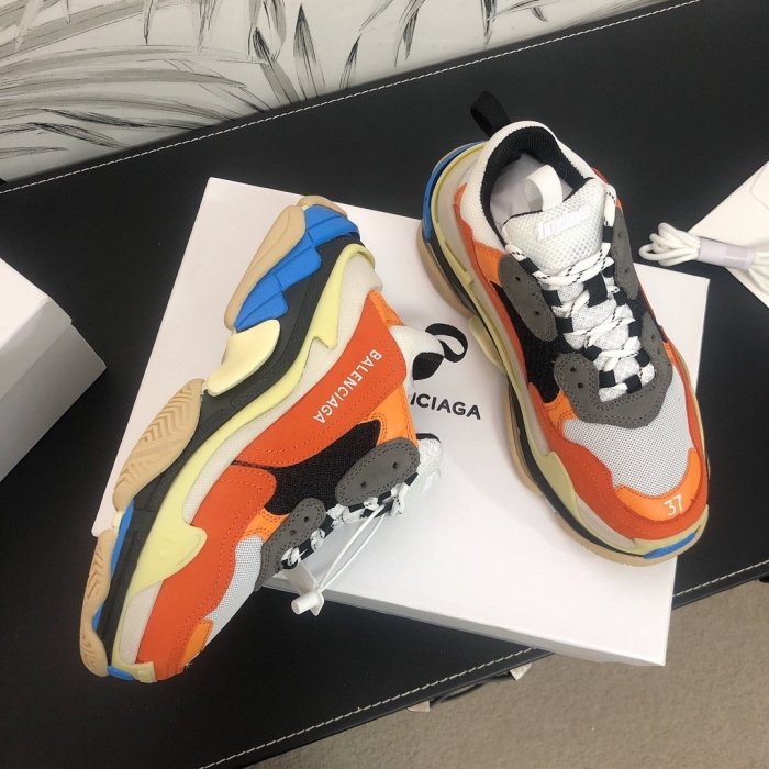 Balenciaga Womens Shoes Sneakers Luxury Brand Triple S Sneaker with Original Box