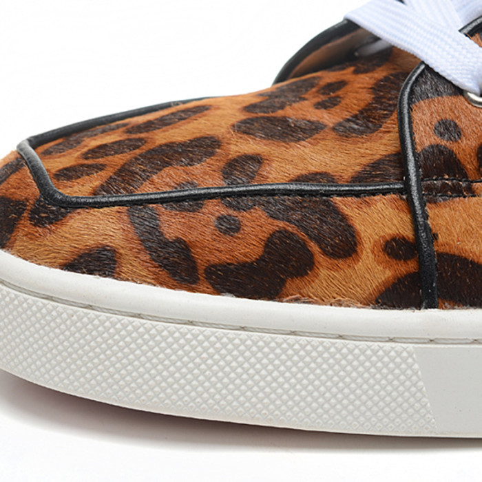 Christian Louboutin Mens Shoes Luxury Brand Red Bottom Design Louis Junior Spikes Flat with Original Box CL sneakers