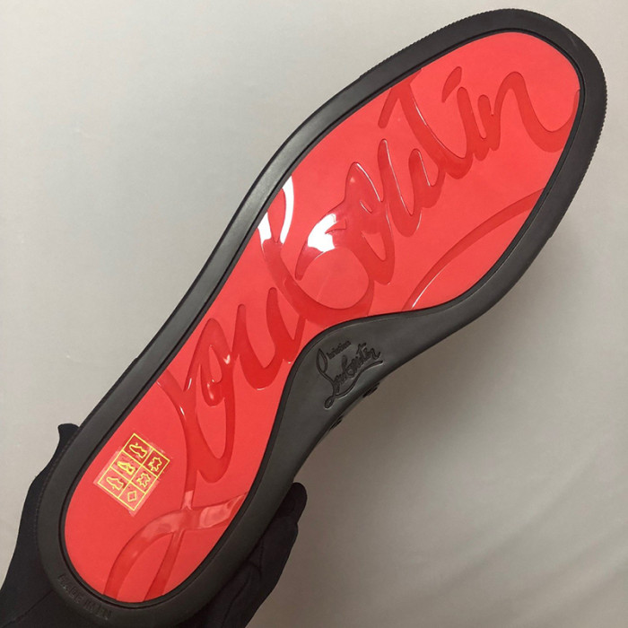 Christian Louboutin Mens Shoes Luxury Brand Red Bottom Design Louis Junior Spikes Flat with Original Box CL sneakers