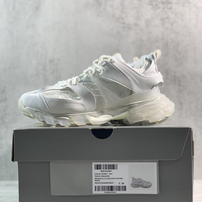 Balenciaga Mens Shoes Sneakers Luxury Brand Track Clear Sole Sneaker with Original Box