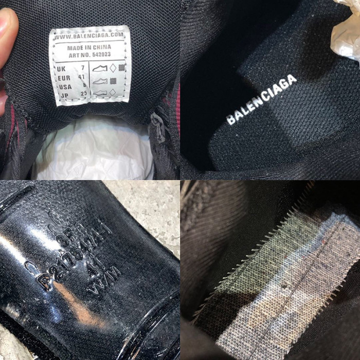 Balenciaga Womens Shoes Sneakers Luxury Brand Track Clear Sole Sneaker with Original Box