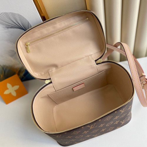 Louis Vuitton Womens Bags Luxury Brand NICE BB TOILETRY POUCH M42265 with Original Box Monogram coated canvas Whatsapp【+1-3239614486】