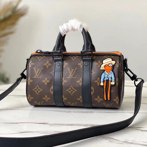 Louis Vuitton Womens and Mens Unisex Bags Luxury Brand KEEPALL XS M80201 Monogram coated canvas with Original Box