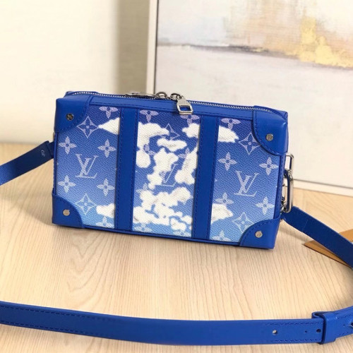 Louis Vuitton Womens and Mens Unisex Bags Luxury Brand SOFT TRUNK WALLET M45432 Monogram Clouds coated canvas