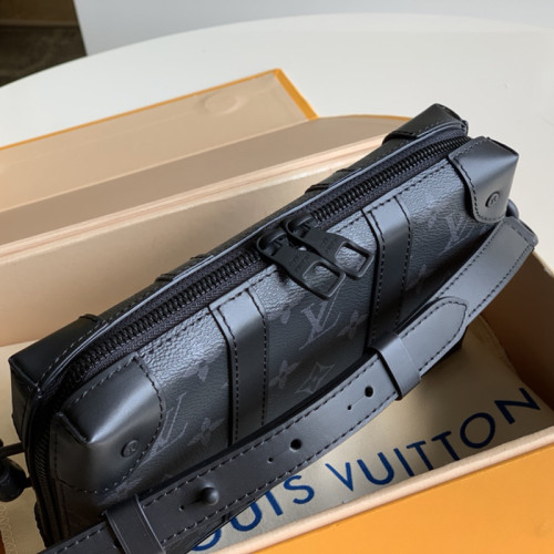 Louis Vuitton Womens and Mens Unisex Bags Luxury Brand SOFT TRUNK WALLET M69838 Monogram Eclipse coated canvas