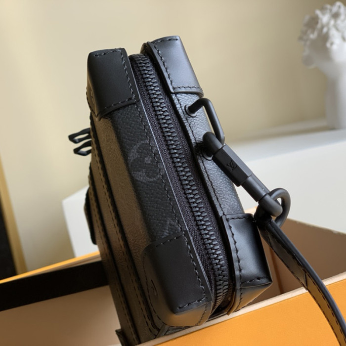 Louis Vuitton Womens and Mens Unisex Bags Luxury Brand SOFT TRUNK WALLET M69838 Monogram Eclipse coated canvas
