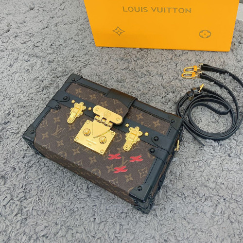 Louis Vuitton Womens Bag Shoulder Messenger Bags Luxury Brand Fashion PETITE MALLE M44199 Monogram canvas