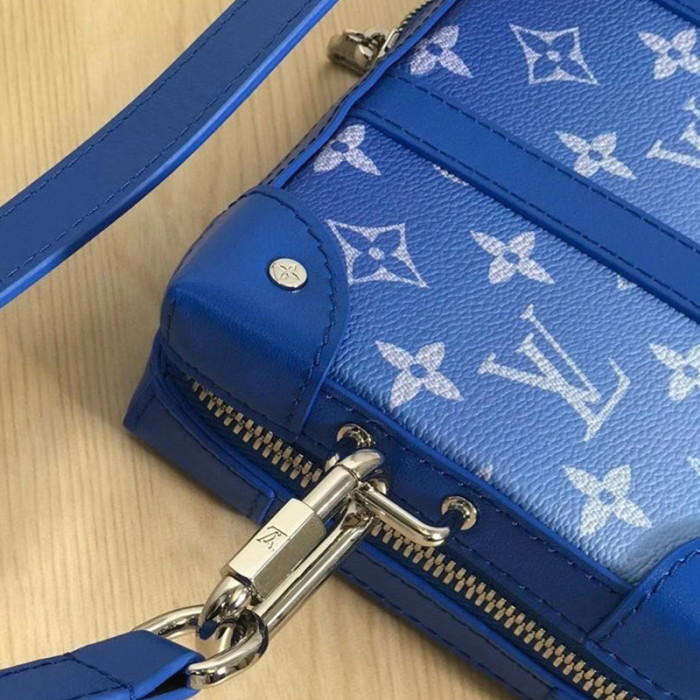 Louis Vuitton Womens and Mens Unisex Bags Luxury Brand SOFT TRUNK WALLET M45432 Monogram Clouds coated canvas