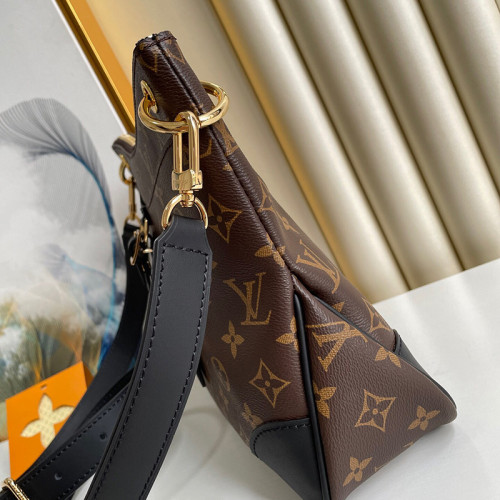 Louis Vuitton Womens Bags Luxury Brand Fashion Type ODÉON PM Black Monogram coated canvas M45353 with Original Box