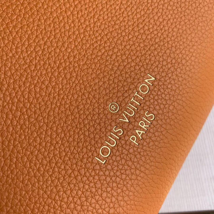 Louis Vuitton Womens Shoulder Bags Handbags Luxury Brand Fashion ON MY SIDE MM Summer Gold Yellow Calf leather and Monogram coated canvas M56077