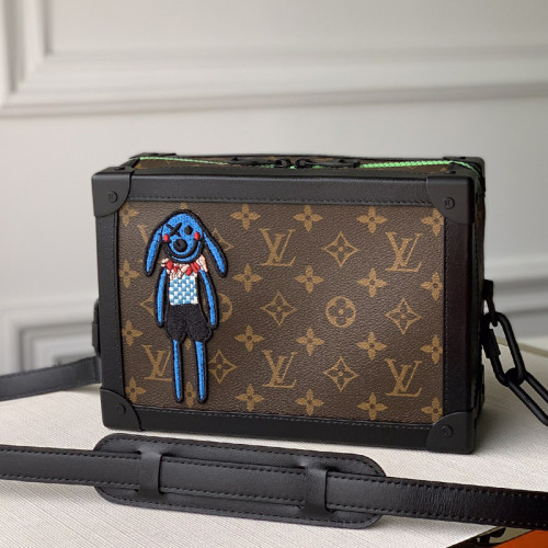 Louis Vuitton Womens and Mens Unisex Bags Luxury Brand SOFT TRUNK M45619 Monogram coated canvas