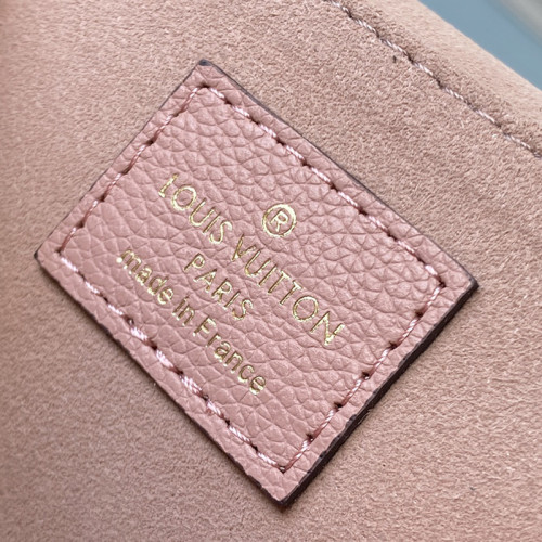 Louis Vuitton Womens Bags Messenger Shoulder Bags LOCKME CHAIN BAG Luxury Brand with Original Box Rose des Sables Pink Grained calf leather M57071