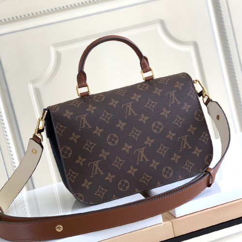 Louis Vuitton Womens Shoulder Bags Handbags Luxury Brand Fashion VAUGIRARD Black Monogram coated canvas and grained leather M44354