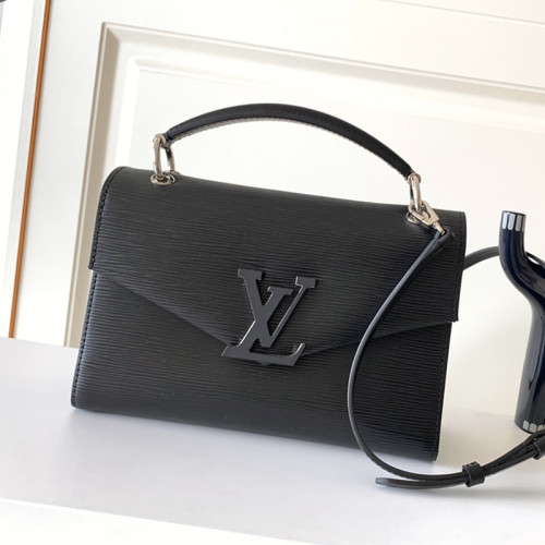 Louis Vuitton Womens Shoulder Bags Handbags Luxury Brand Fashion POCHETTE GRENELLE M55977 Black Epi grained cowhide leather
