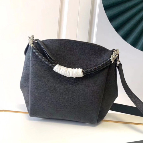 Louis Vuitton Womens Shoulder Bags Handbags Luxury Brand Fashion BABYLONE CHAIN BB M51223 Black Mahina perforated calf leather