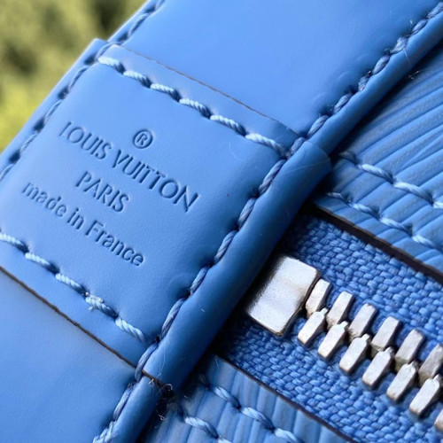 Louis Vuitton Womens Bags Handbags Luxury Brand Fashion ALMA BB Bleuet Blue Epi grained cowhide leather Shoulder Bags for Women M57426