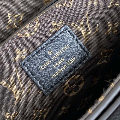 Louis Vuitton Womens Bags Shoulder Messenger Bags Luxury Brand RENDEZ-VOUS M57743 Black Calfskin leather with Original Box