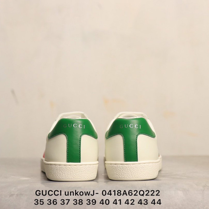Gucci Womens Shoes Fashion Sneakers Lace-Up Luxury Brand Women's Ace Embroidered Sneaker with Original Box