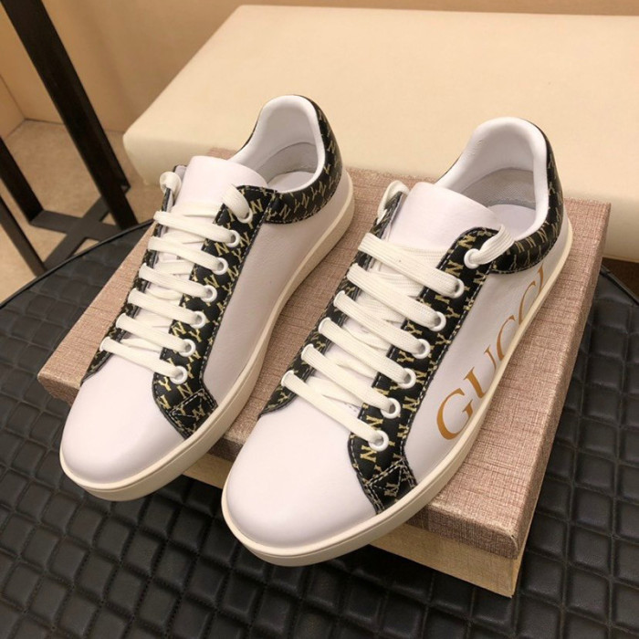 Gucci Womens Shoes Fashion Sneakers Lace-Up Luxury Brand Women's Ace Embroidered Sneaker with Original Box