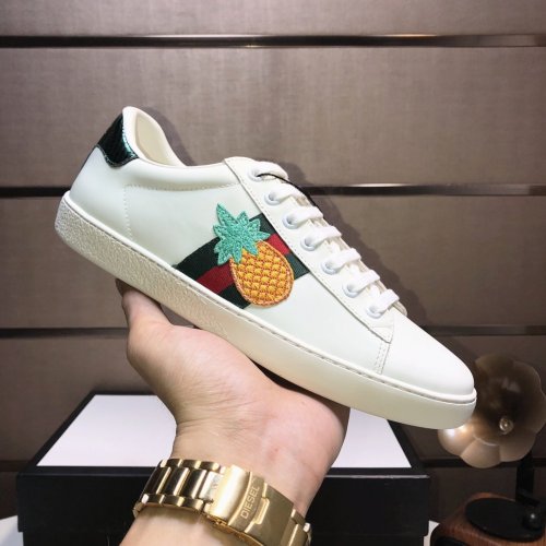 Gucci Womens Shoes Fashion Sneakers Lace-Up Luxury Brand Women's Ace Embroidered Sneaker with Original Box