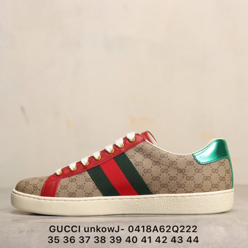 Gucci Womens Shoes Fashion Sneakers Lace-Up Luxury Brand Women's Ace Embroidered Sneaker with Original Box