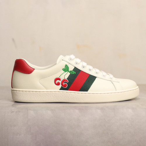Gucci Womens Shoes Fashion Sneakers Lace-Up Luxury Brand Women's Ace Embroidered Sneaker with Original Box