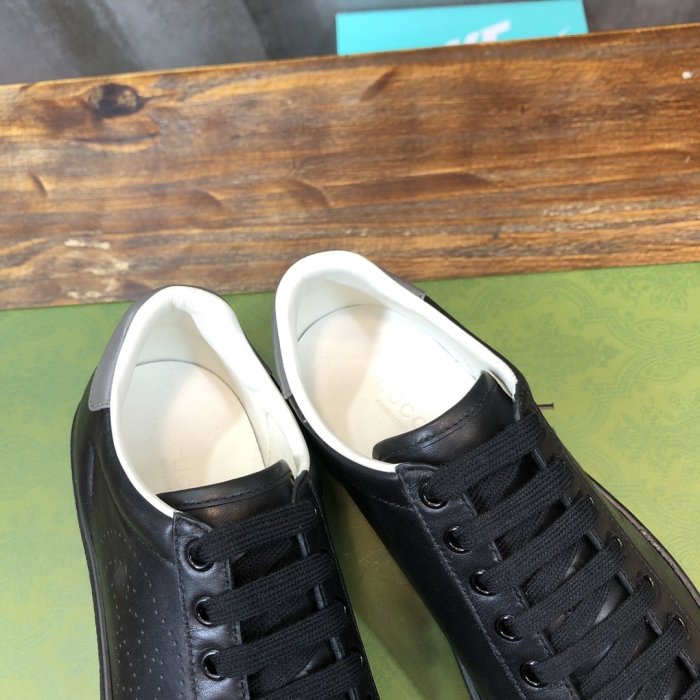 Gucci Womens Shoes Fashion Sneakers Lace-Up Luxury Brand Women's Ace Embroidered Sneaker with Original Box