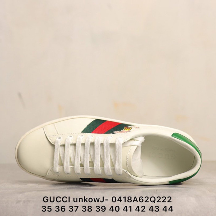 Gucci Womens Shoes Fashion Sneakers Lace-Up Luxury Brand Women's Ace Embroidered Sneaker with Original Box