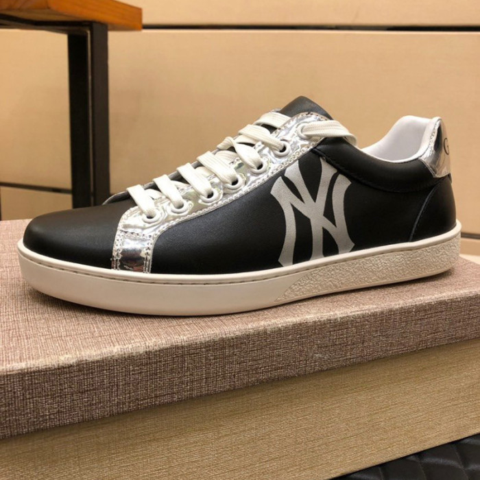 Gucci Womens Shoes Fashion Sneakers Lace-Up Luxury Brand Women's Ace Embroidered Sneaker with Original Box