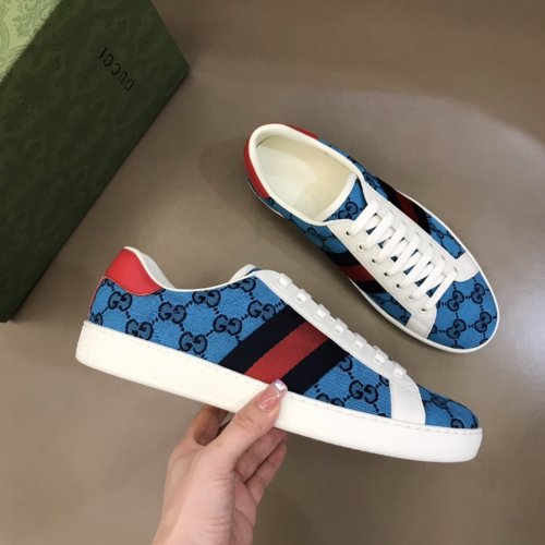 Gucci Womens Shoes Fashion Sneakers Lace-Up Luxury Brand Women's Ace Embroidered Sneaker with Original Box
